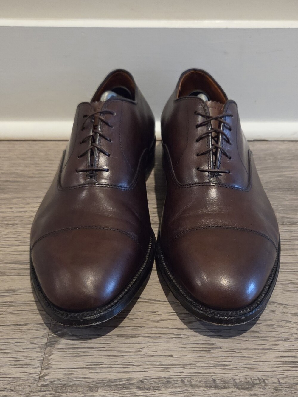 Alden New England 920 Straight Tip Bal Calfskin Oxford Shoes - Size 12.5 A/C